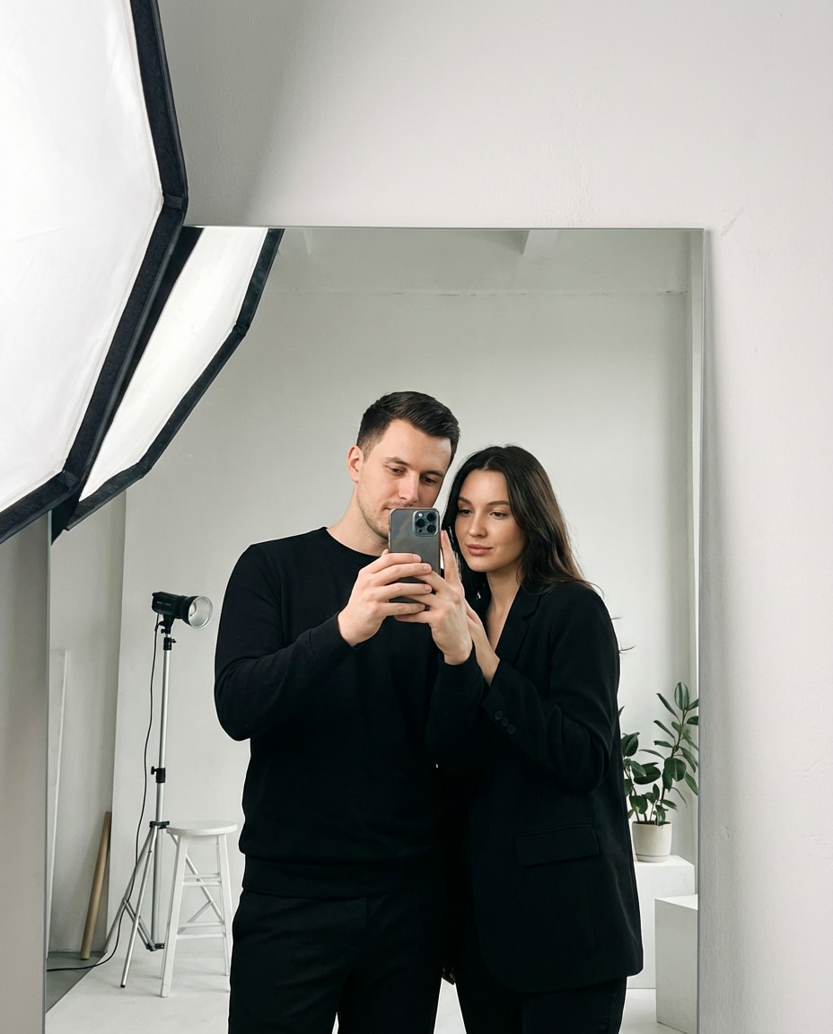 minimal studio photo