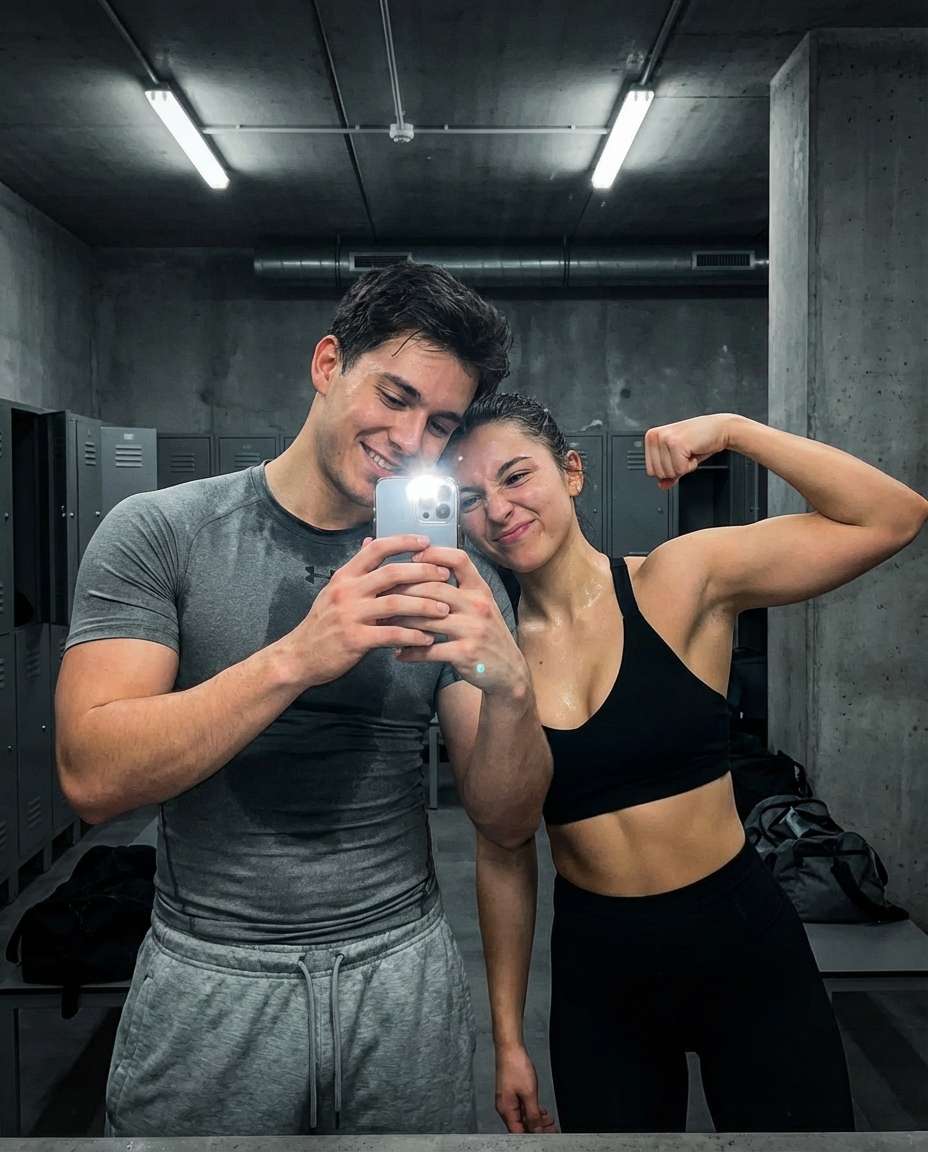 gym locker romance photo