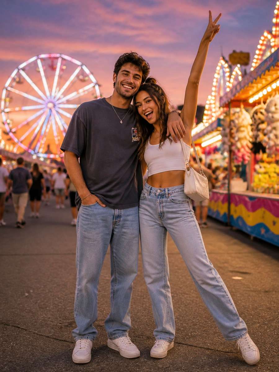 Carnival Evening Lights photo