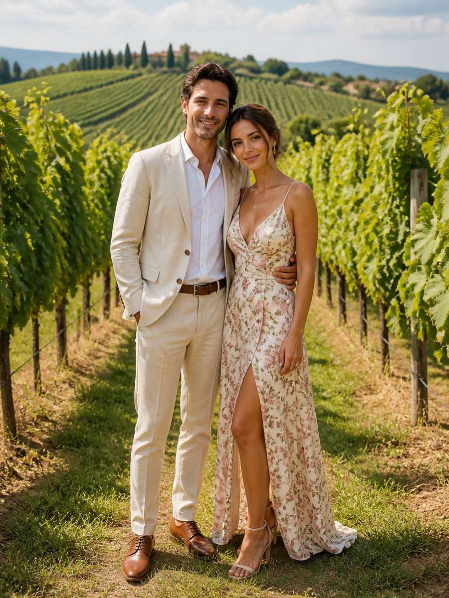 Vineyard Afternoon Portrait photo