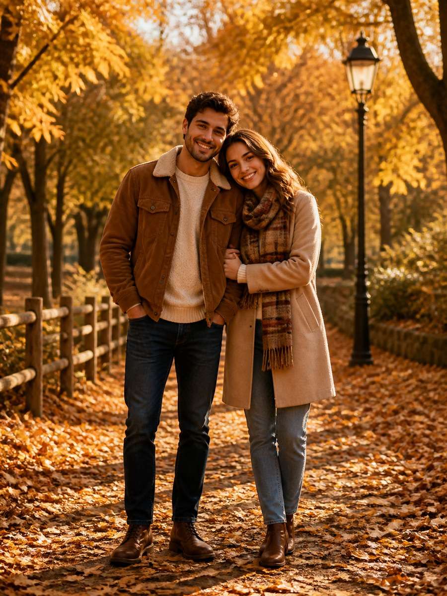 Autumn Leaves Scene photo