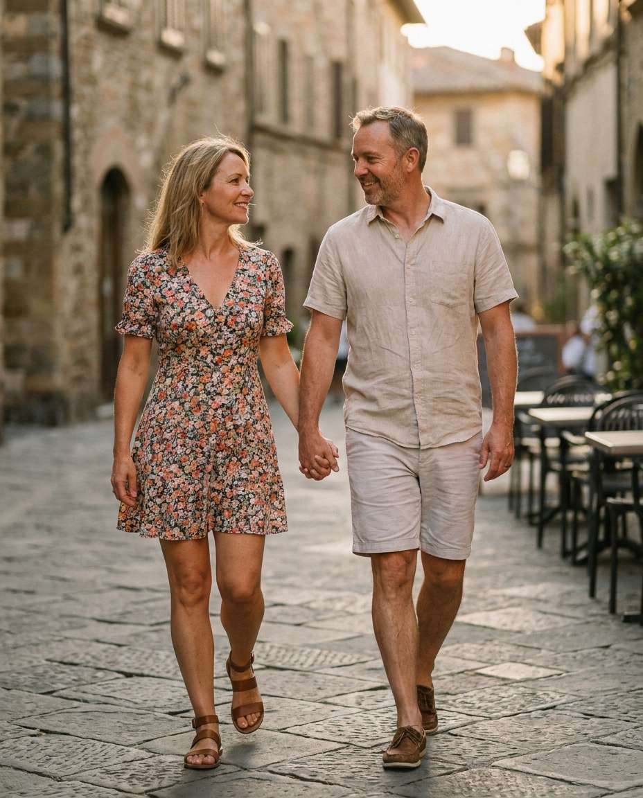 old town cobblestones photo