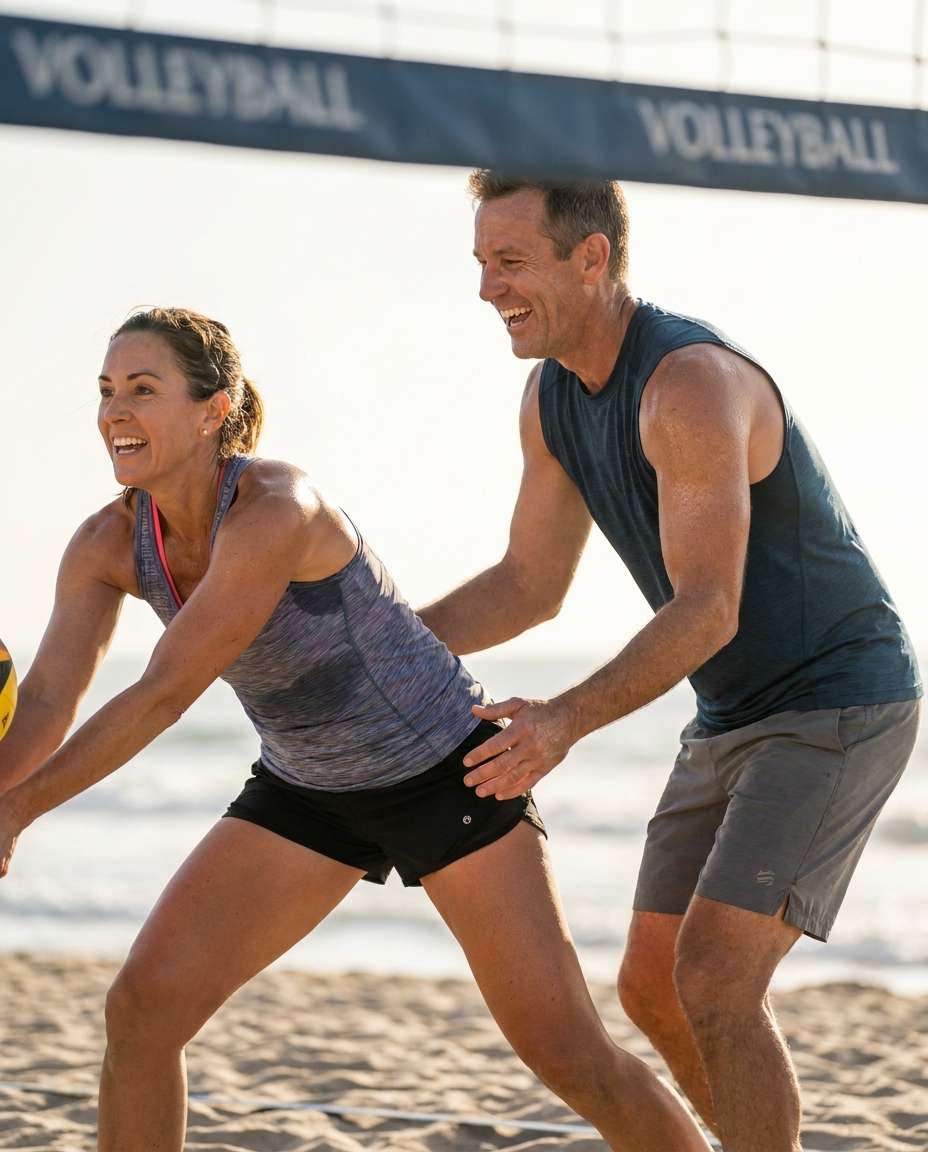 beach volleyball vibe photo
