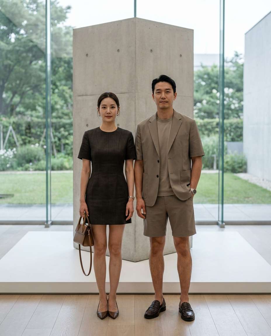 museum date chic photo