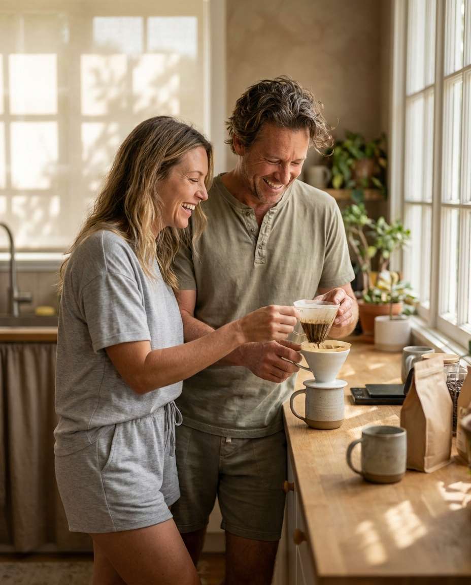 kitchen morning light photo