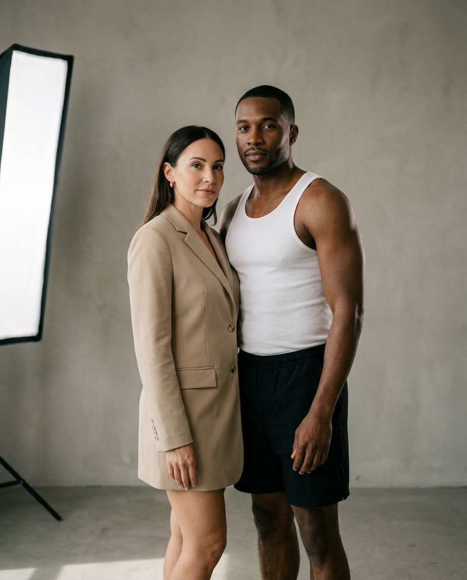 minimal studio editorial photo