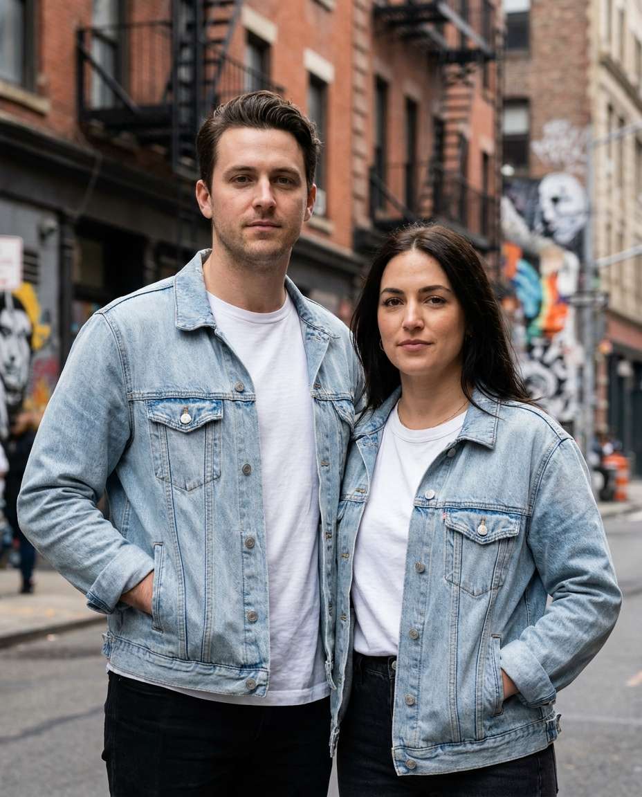 under denim jackets photo