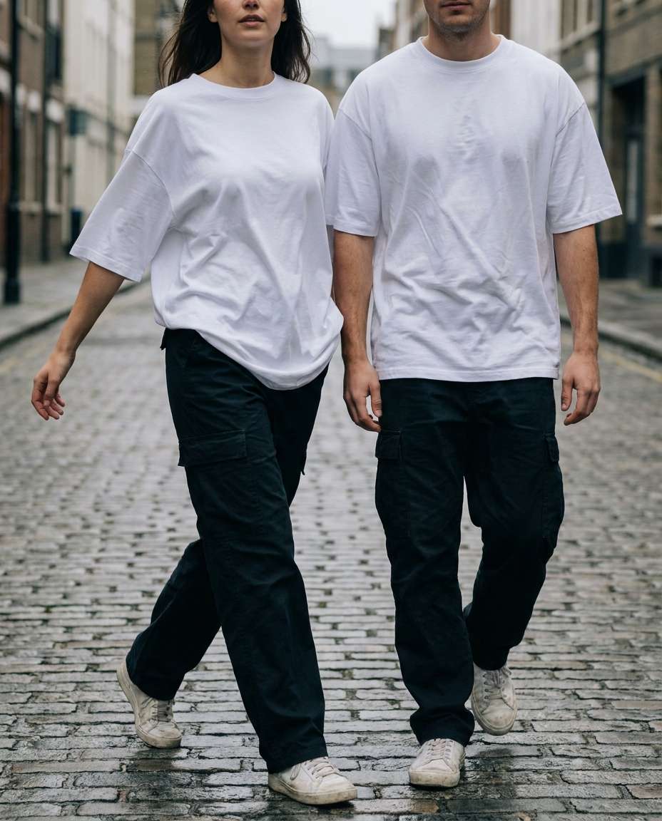 oversized street fit photo