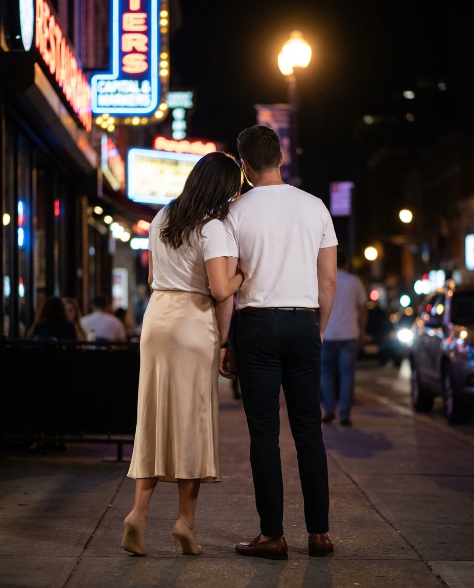 date night contrast photo