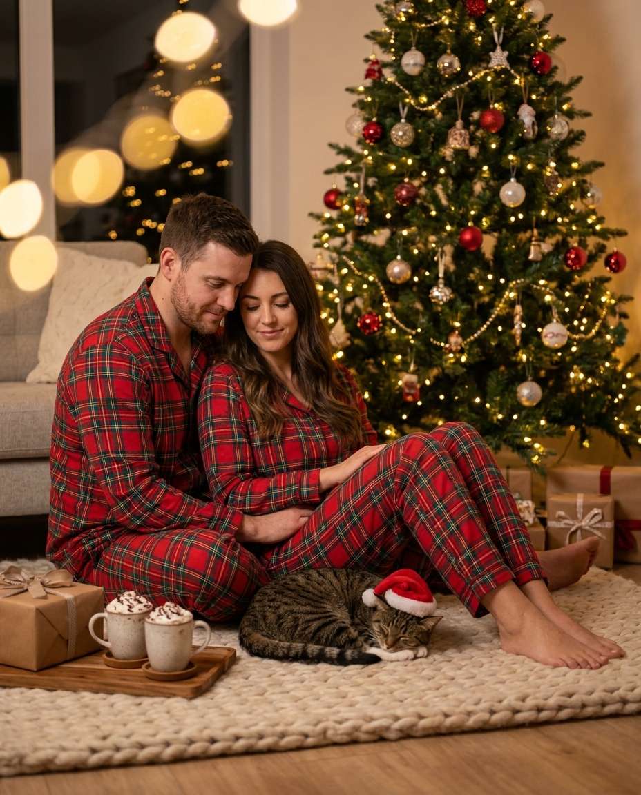 christmas pajama night photo