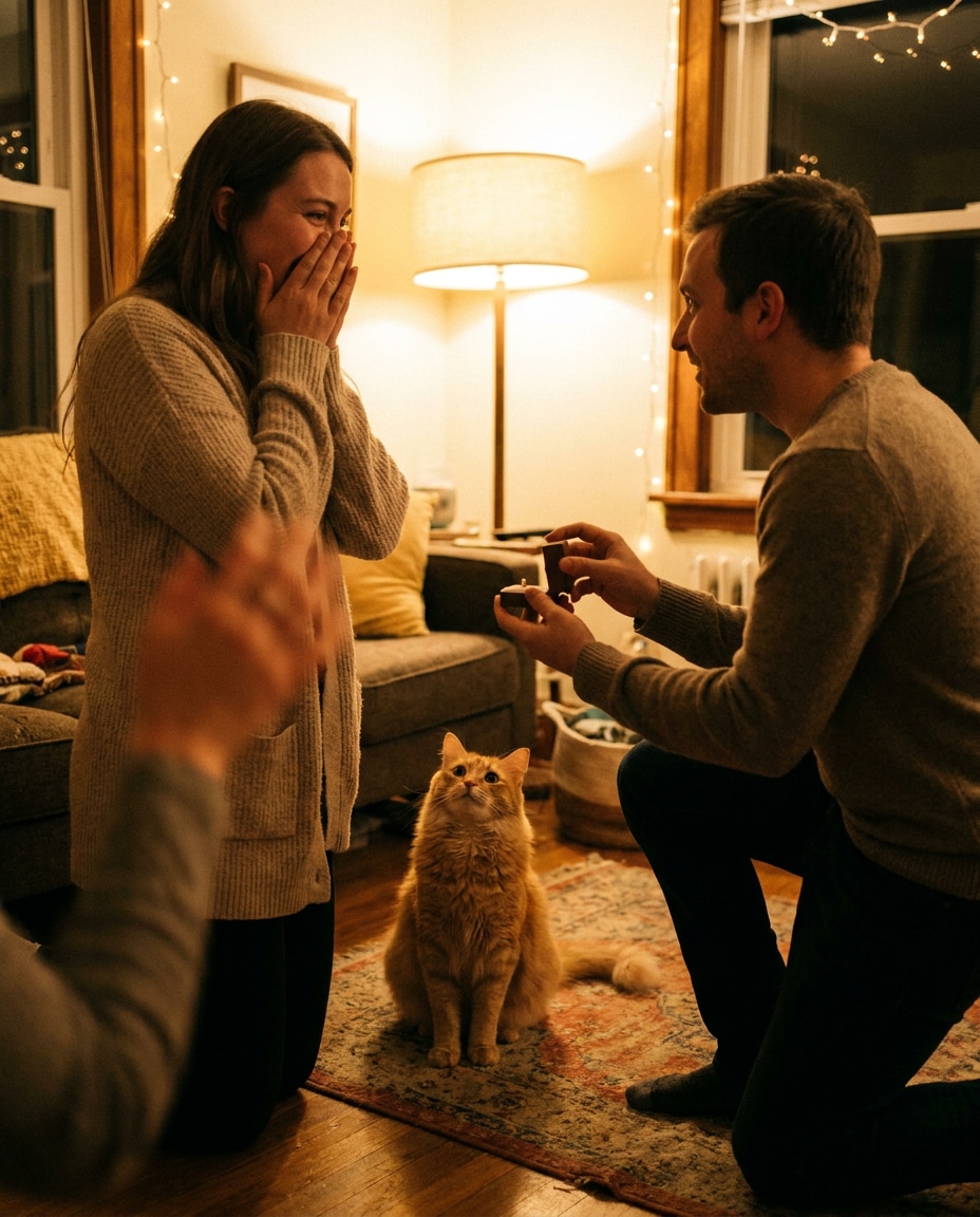 proposal surprise moment photo