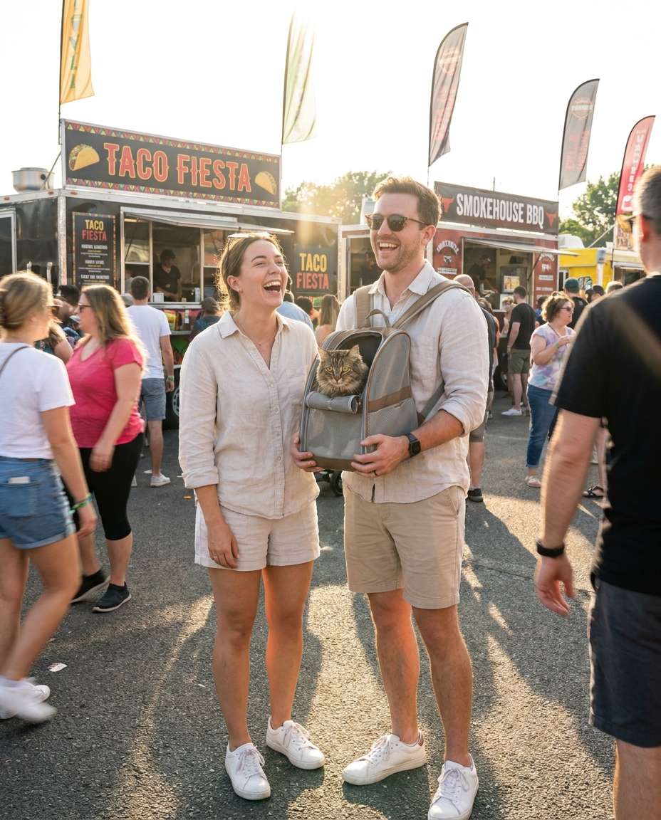 summer festival candid photo
