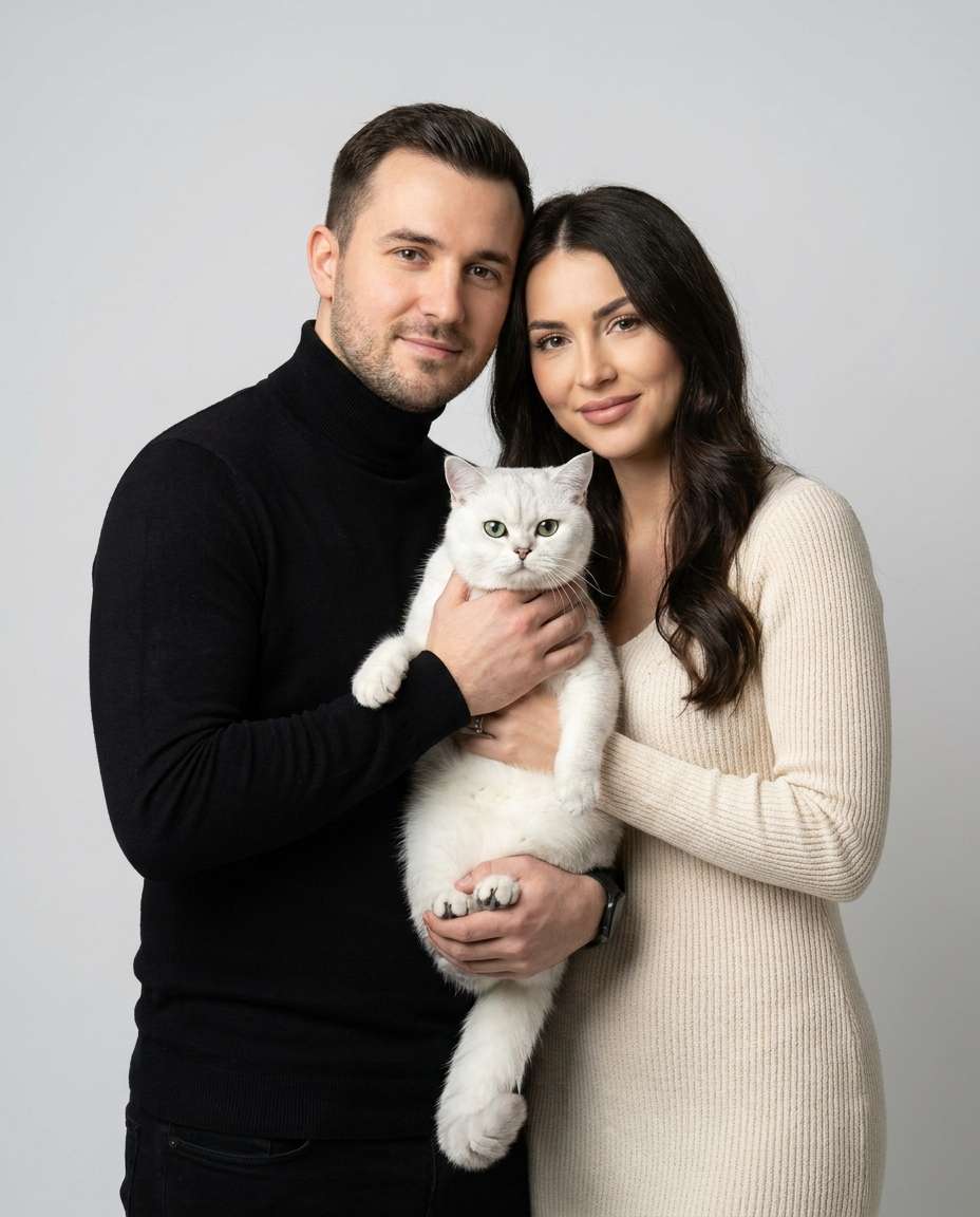 studio family portrait photo