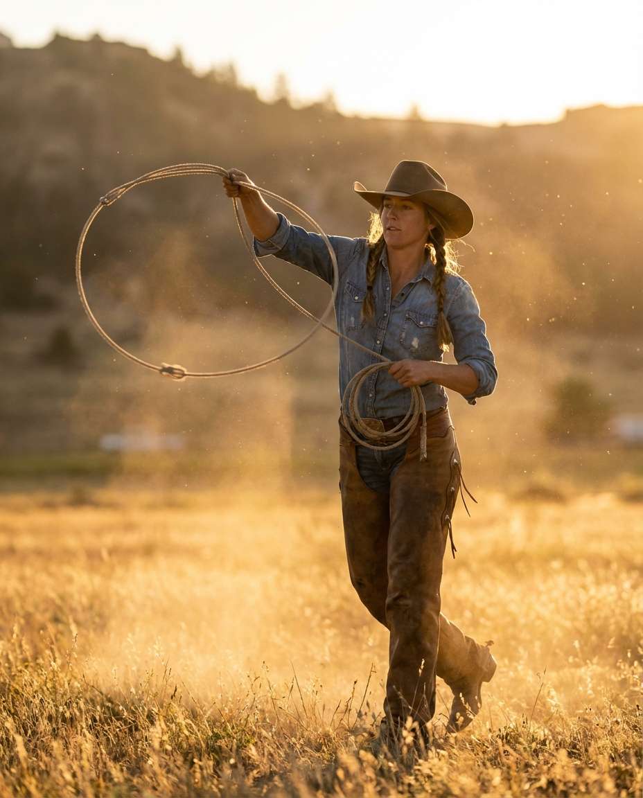 lasso practice moment photo