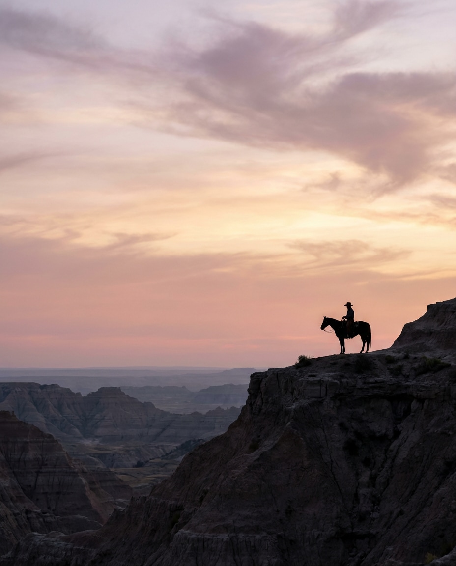 badlands wide shot photo