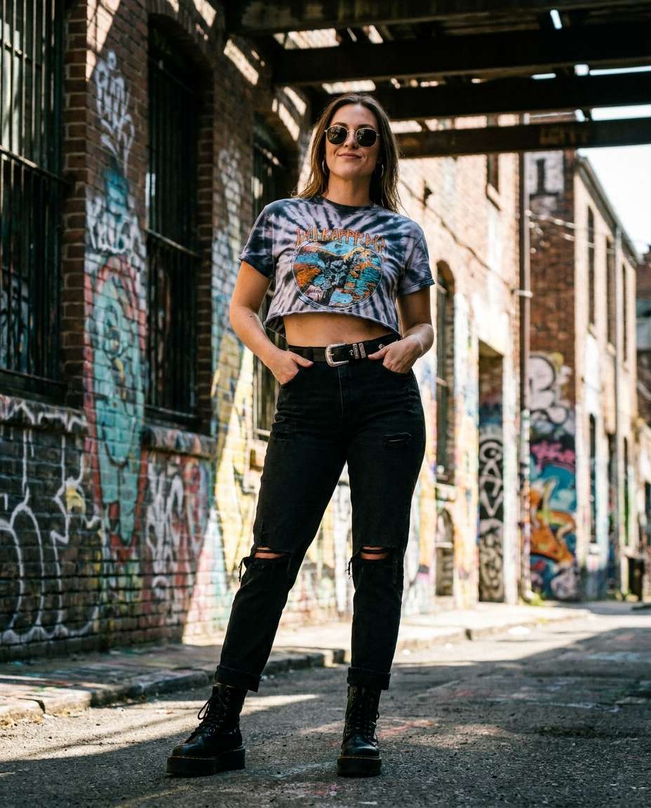 bold graphic tee photo