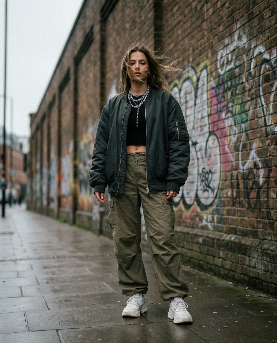 streetwear oversized layer photo