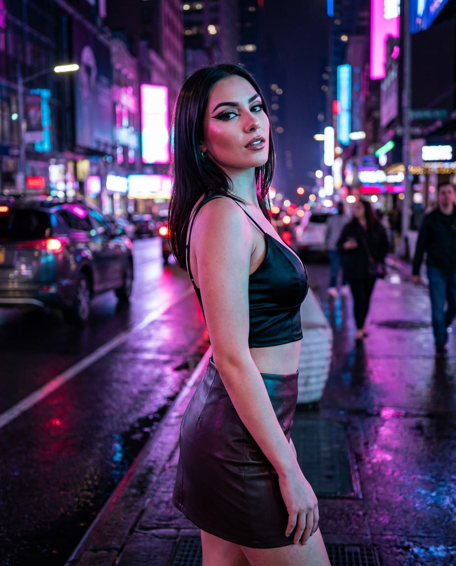 night city neon photo