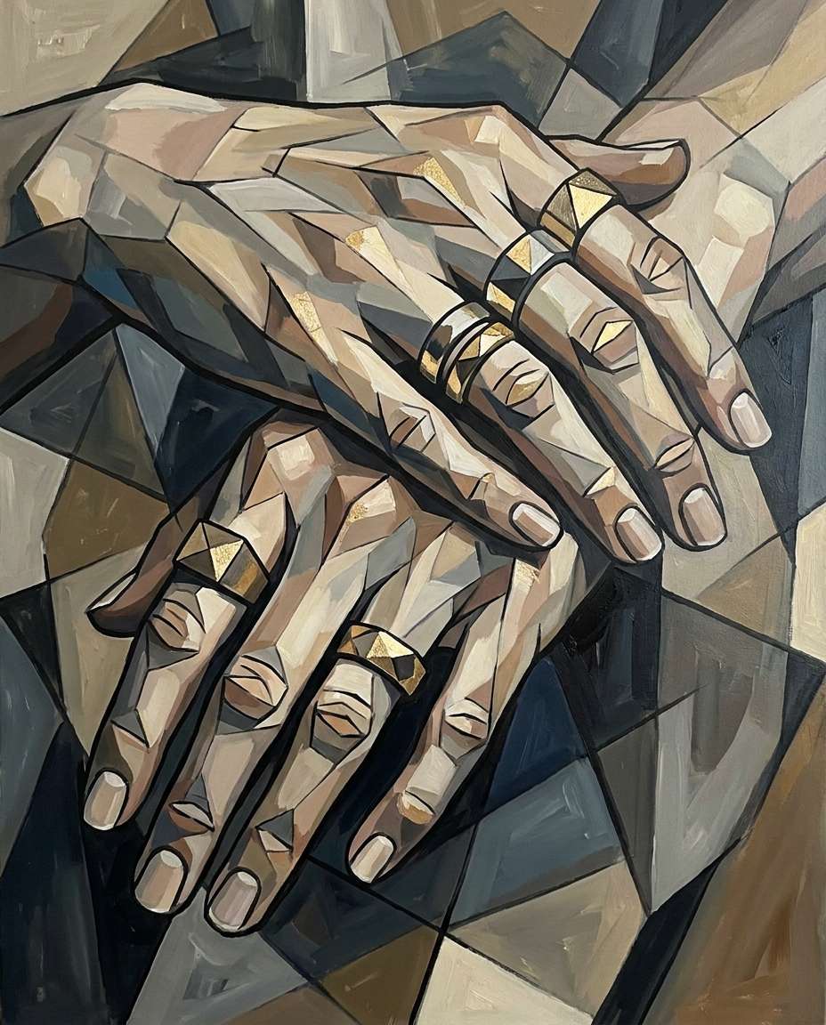 hands and rings detail photo