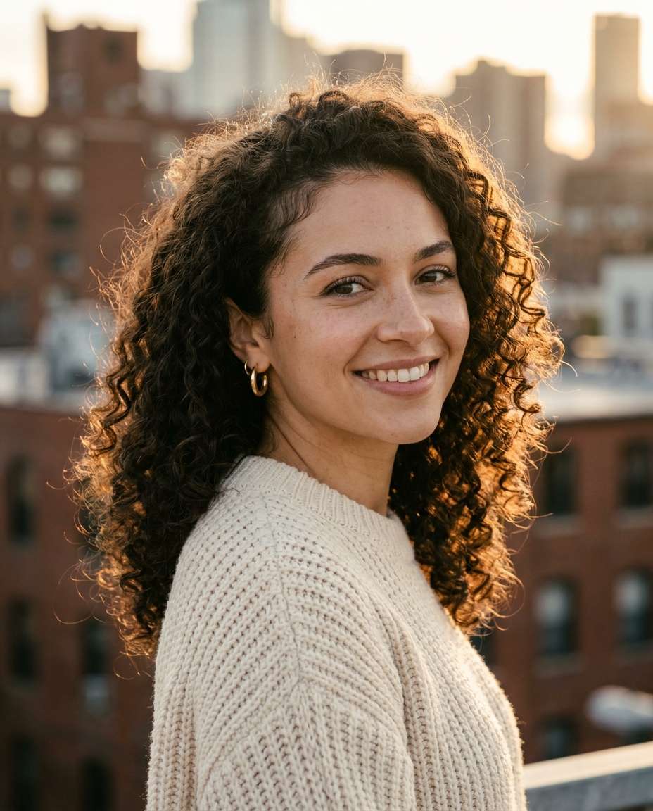 golden hour ringlets photo