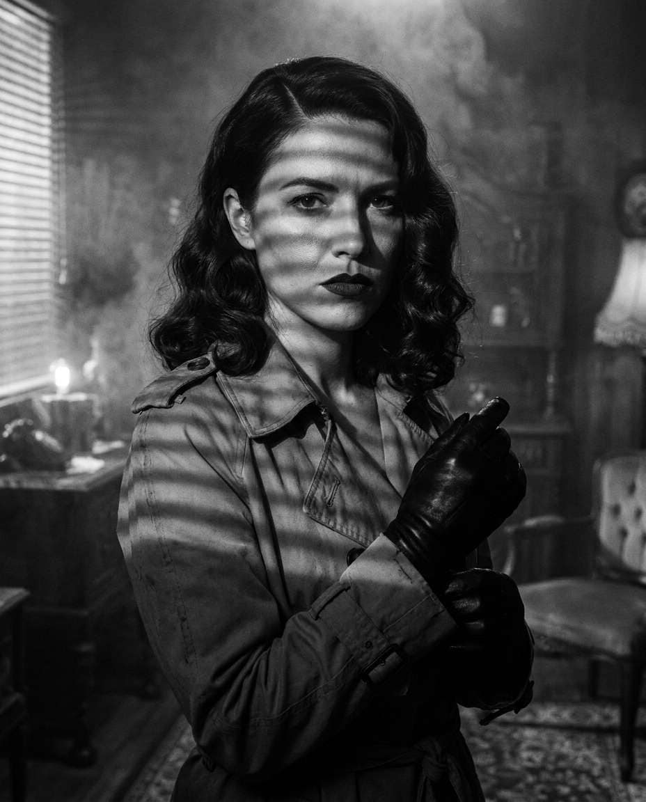classic film noir waves photo