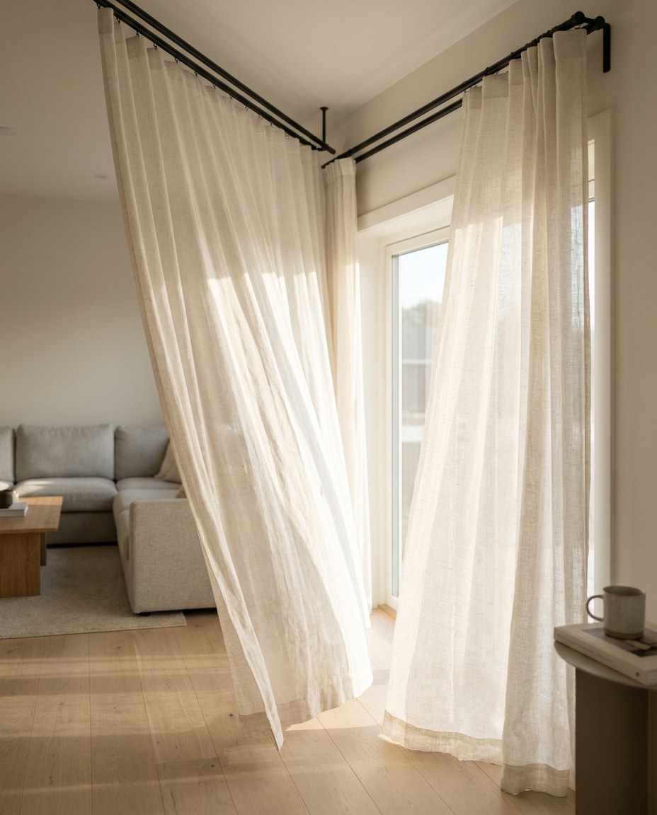 airy linen sheers photo