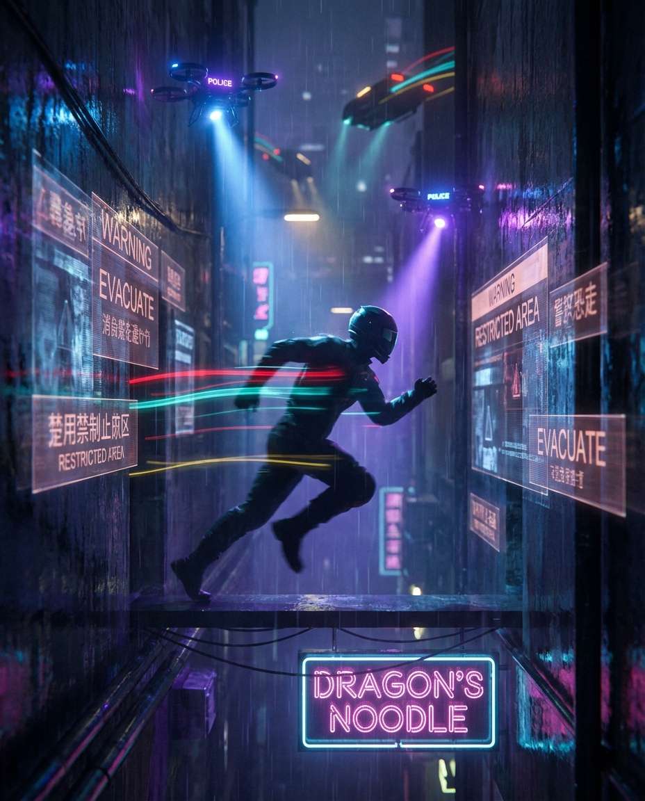 police drone chase photo