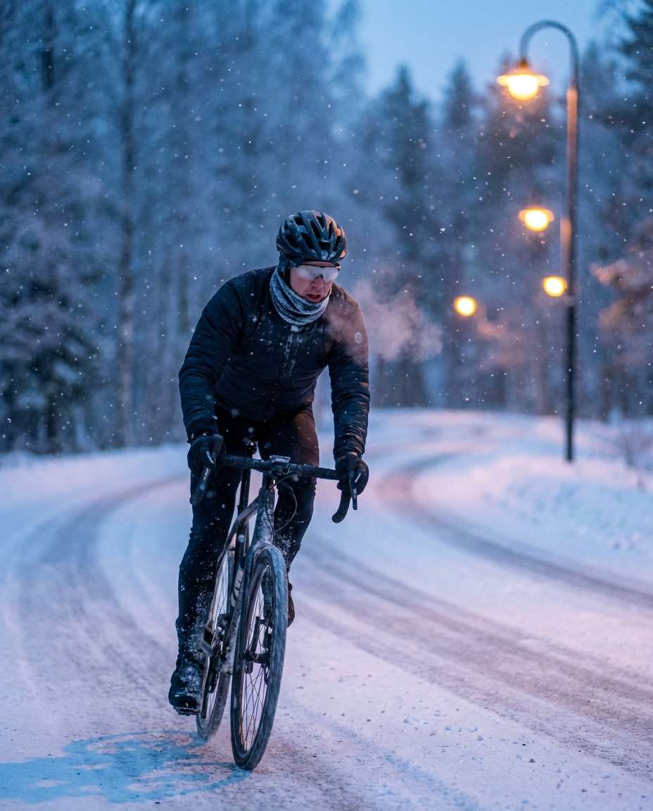 snowy winter training photo