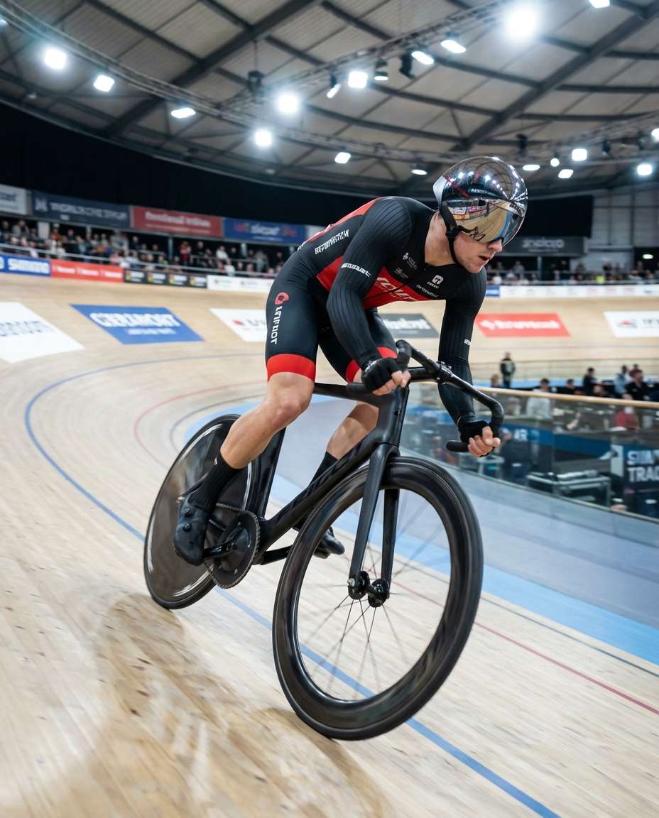 track cycling velodrome photo