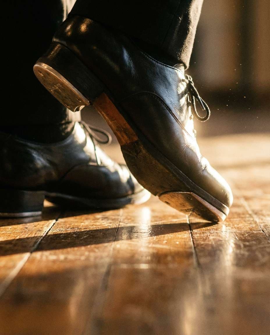 tap shoe closeup photo