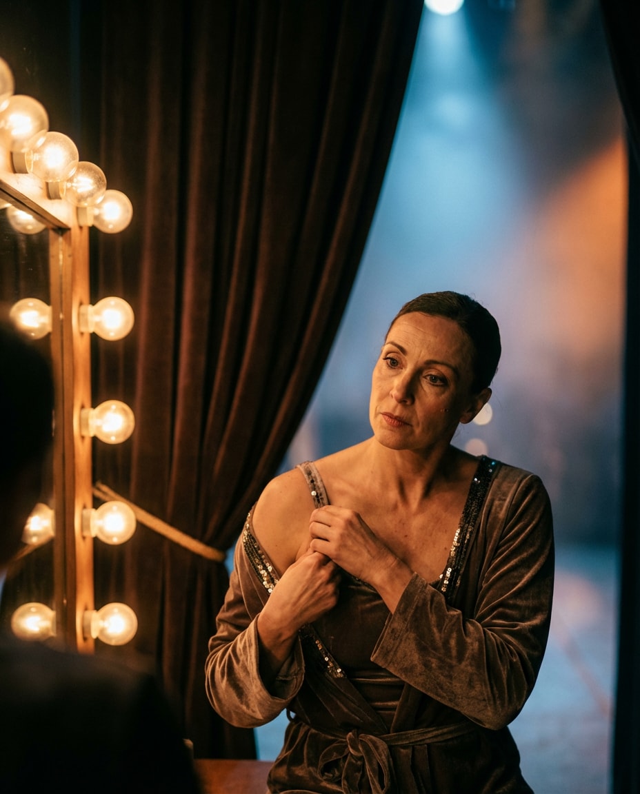 backstage before curtain photo