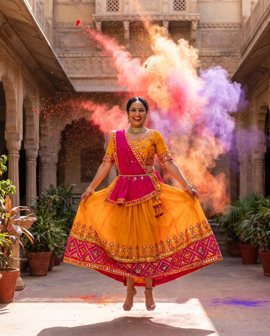 bollywood color burst photo