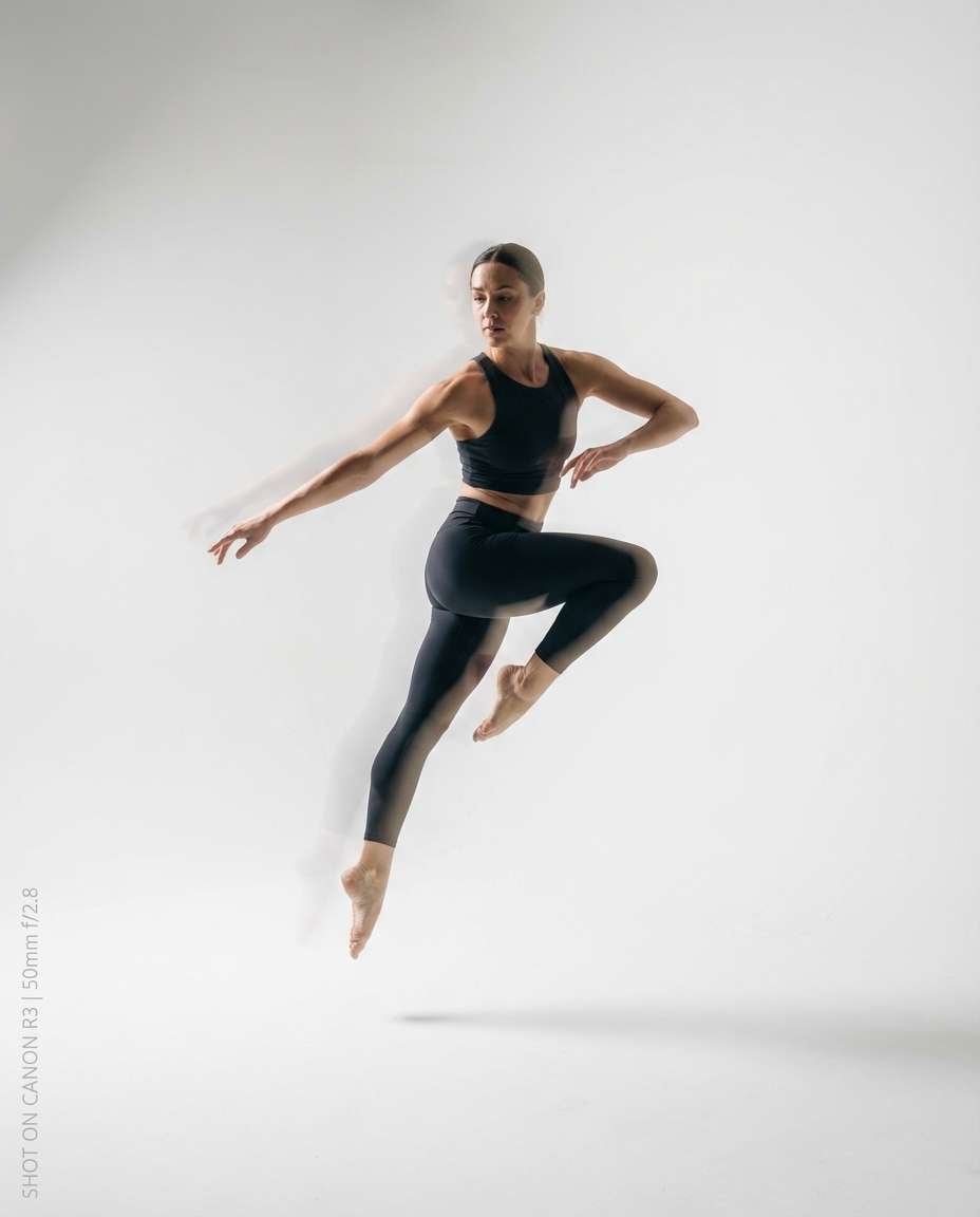 studio jump sequence look photo