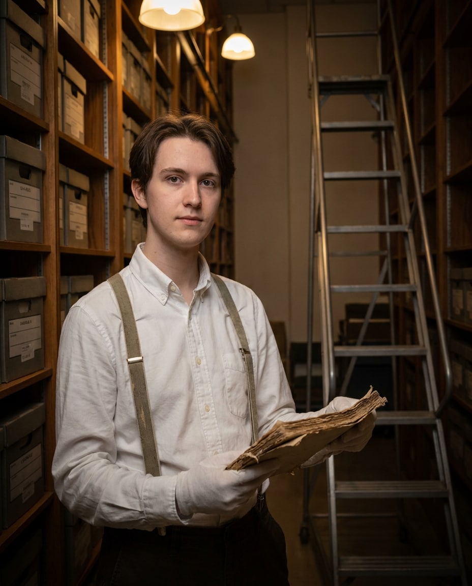 archive room curator photo