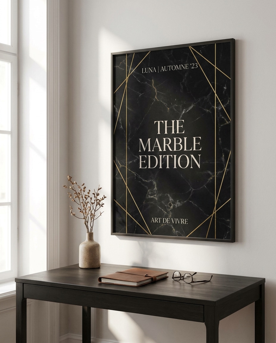 black marble luxury photo