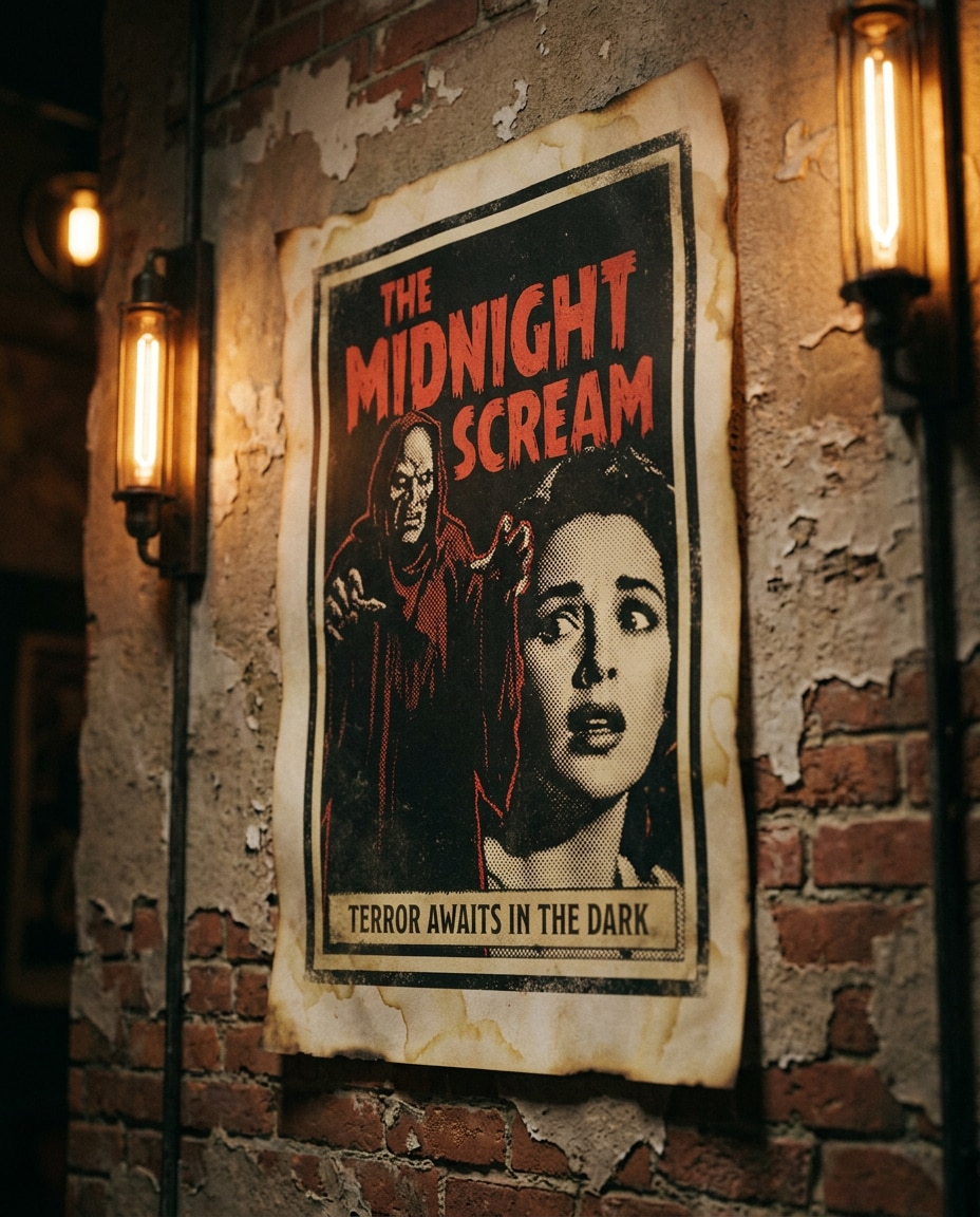retro horror teaser photo