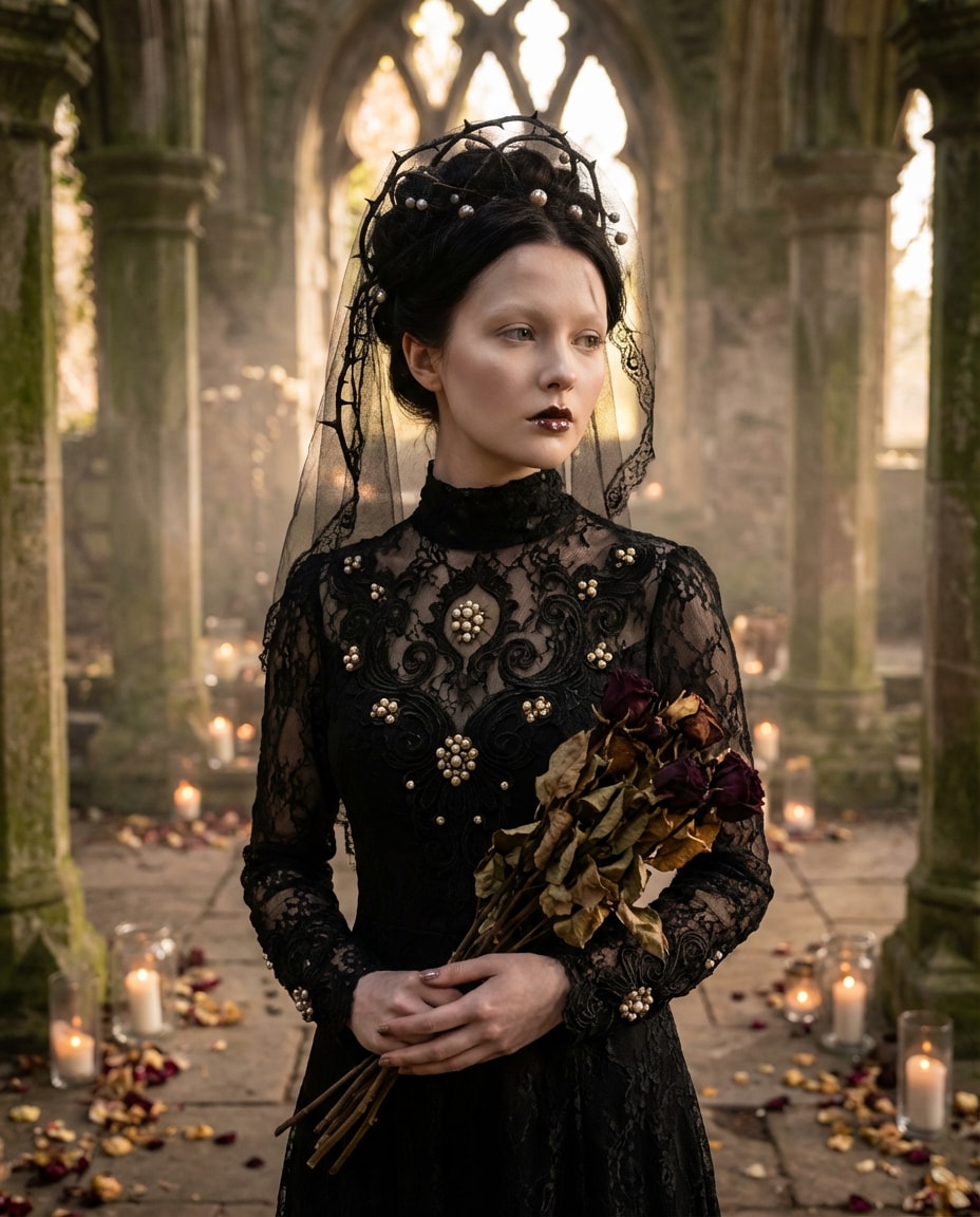 gothic bride oath photo