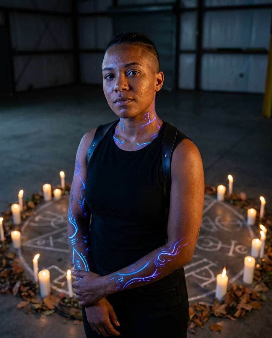 arcane tattoo glow photo