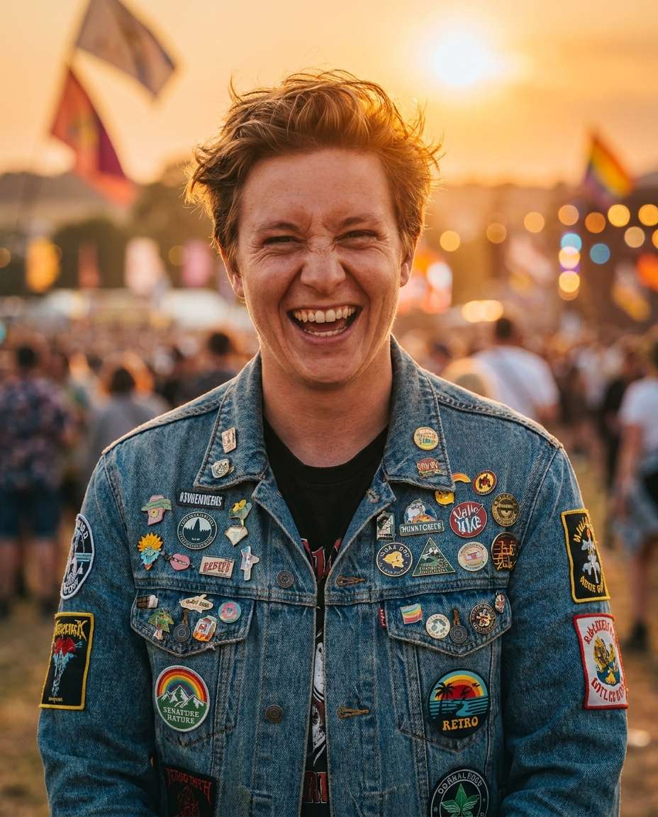 festival pins moment photo