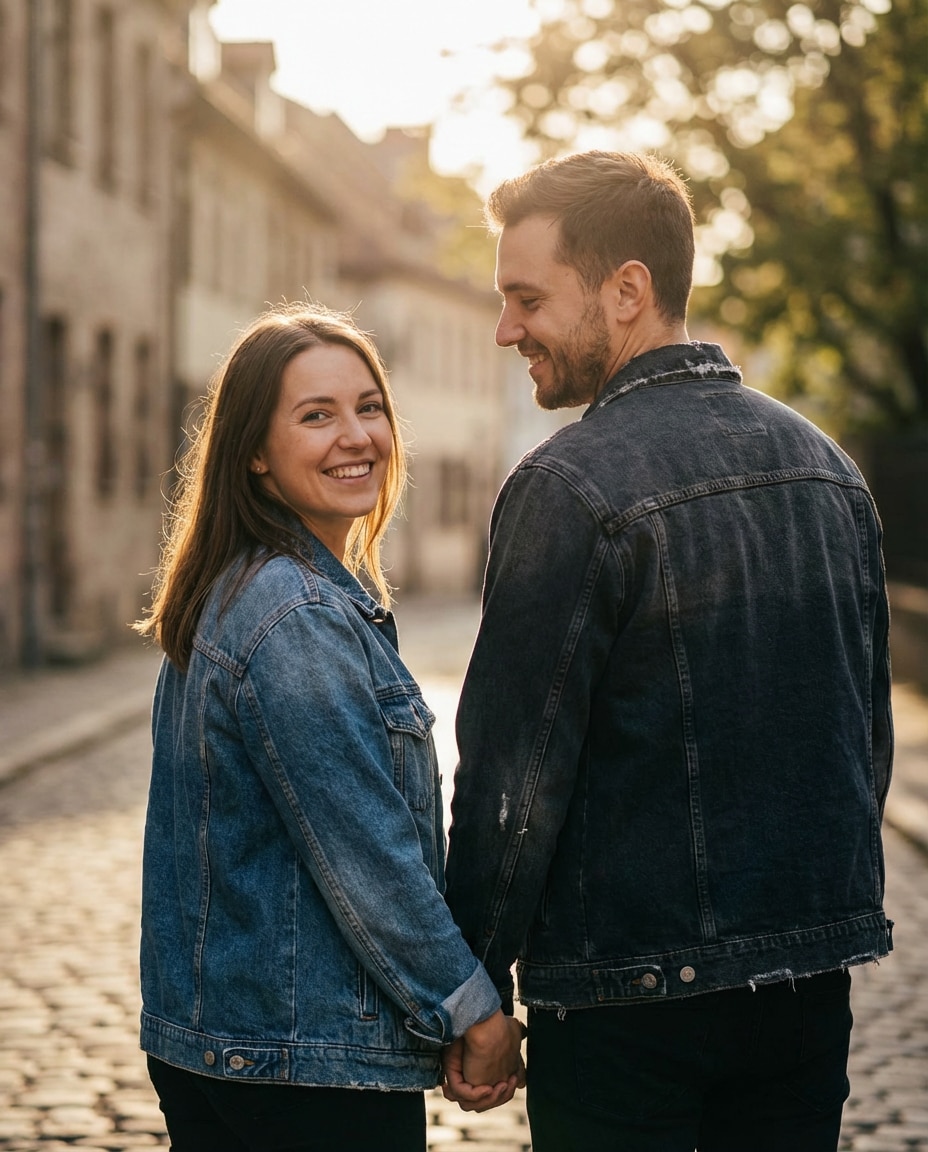 couple matching photo