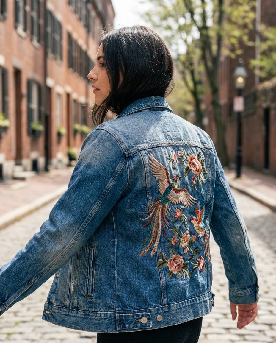 embroidered back detail photo