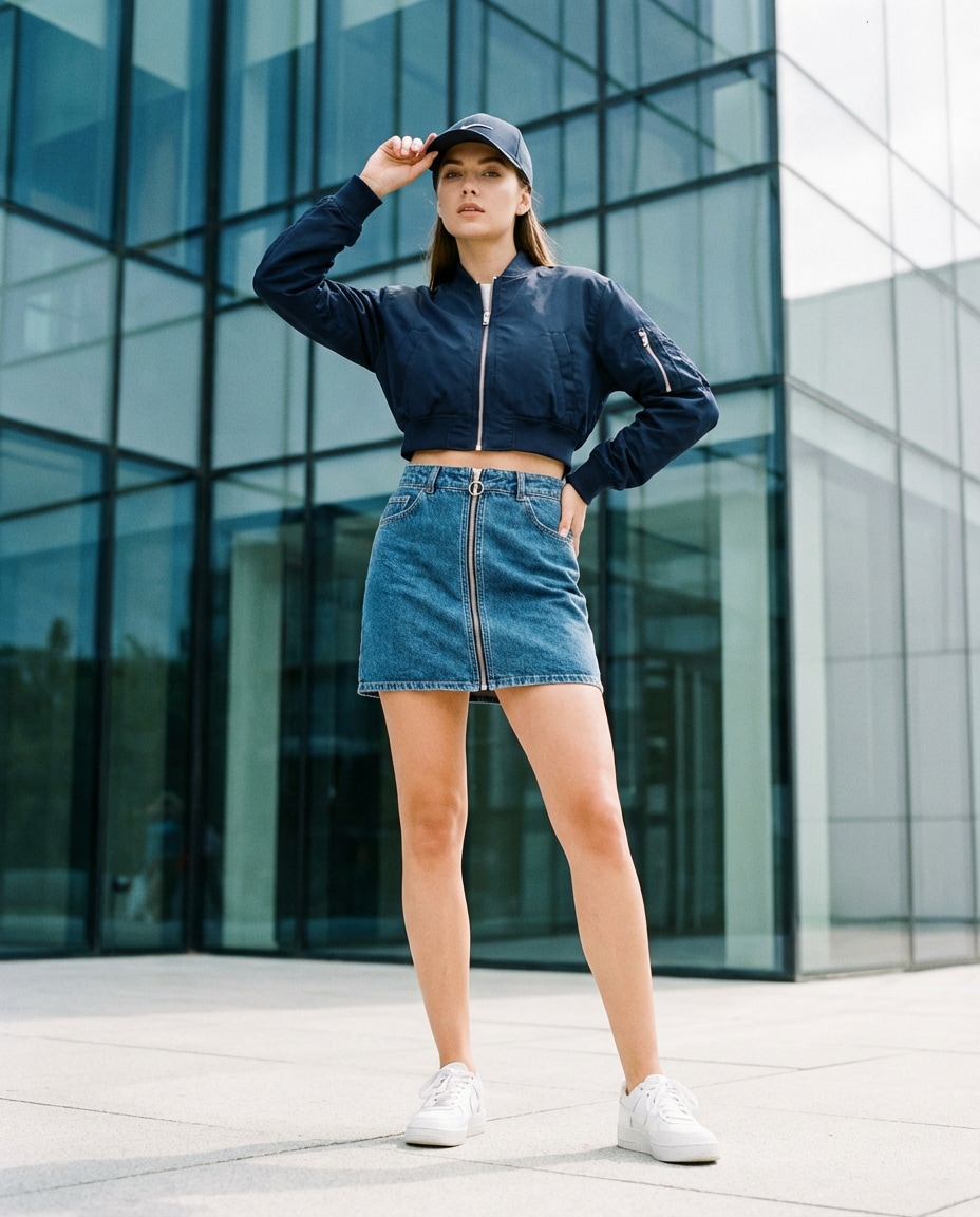 athleisure contrast photo