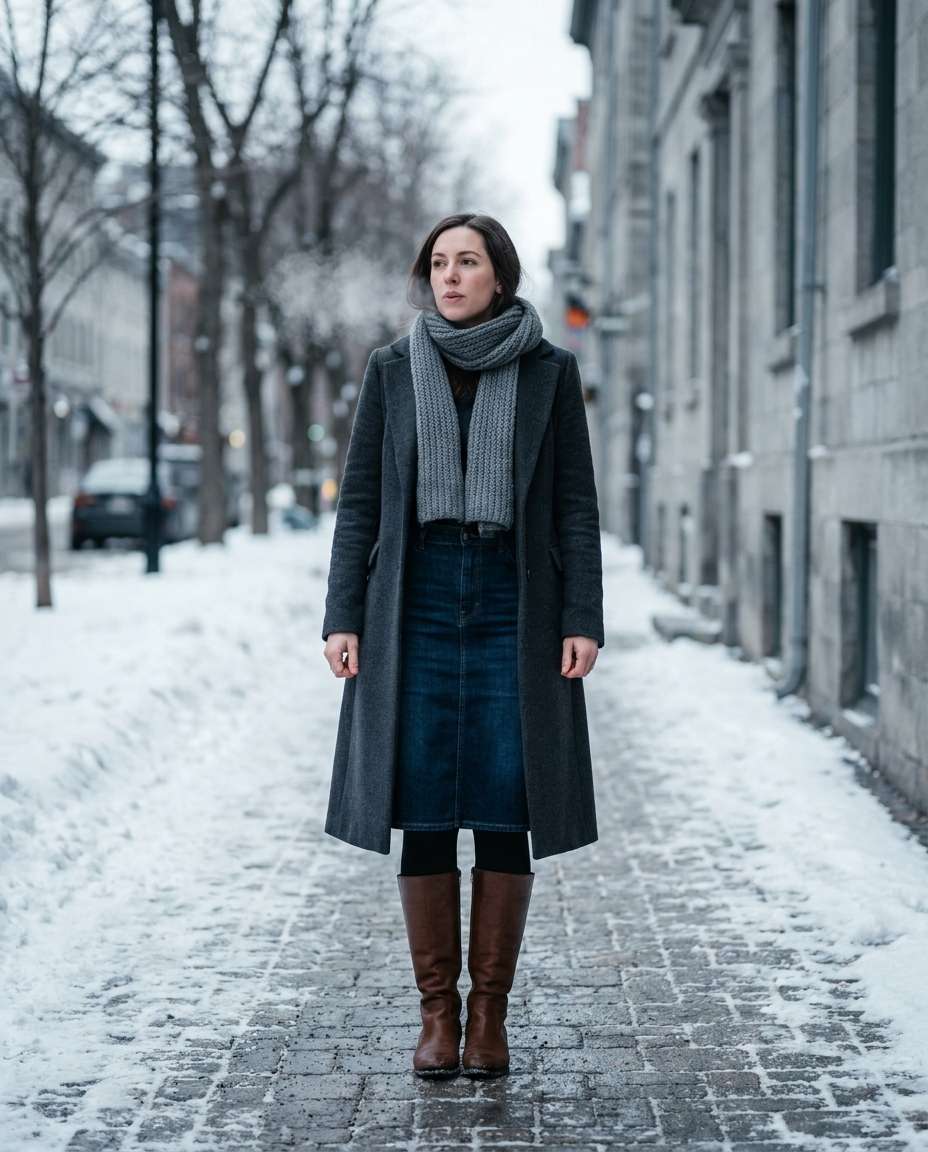 winter tights and boots photo