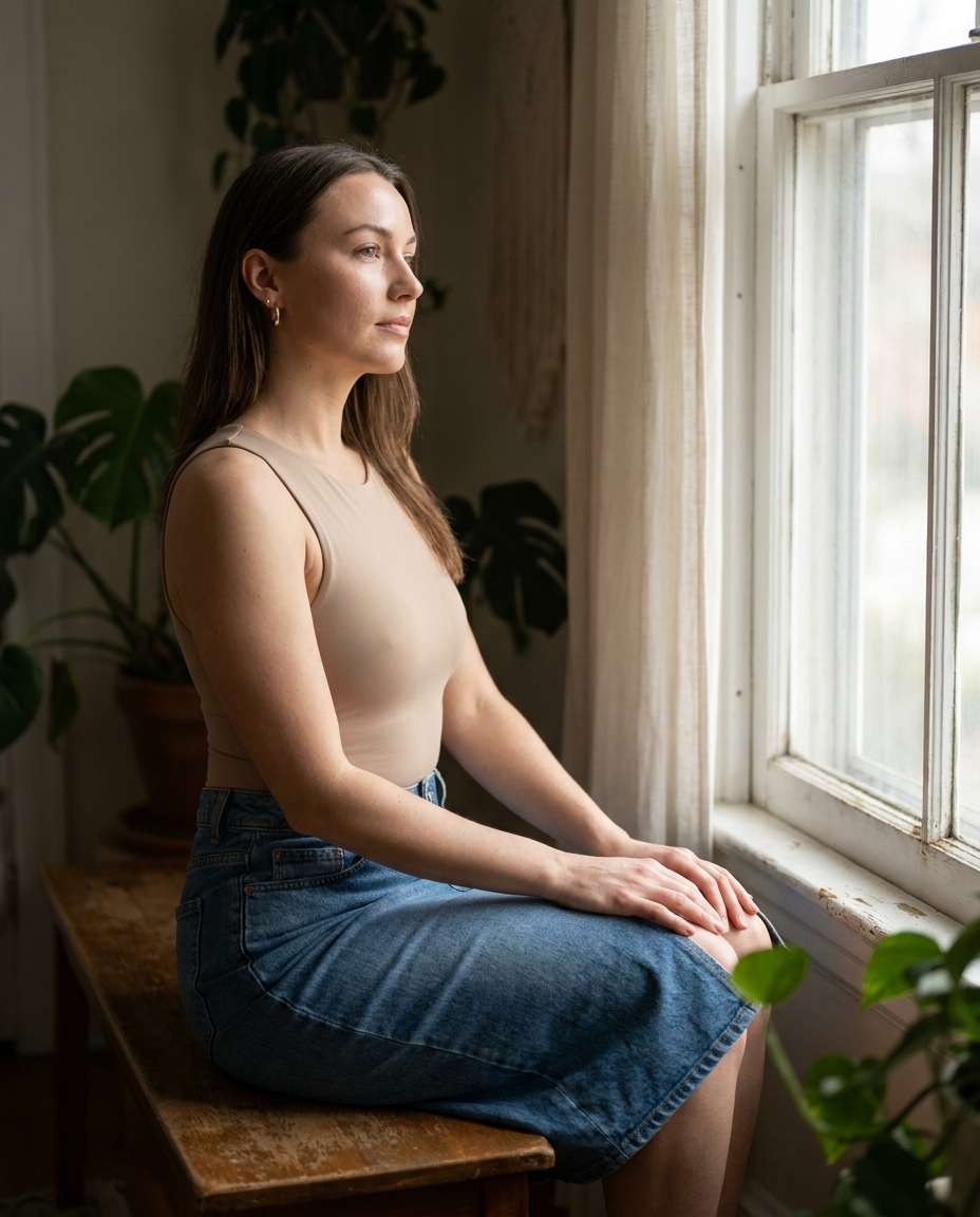 soft window portrait photo