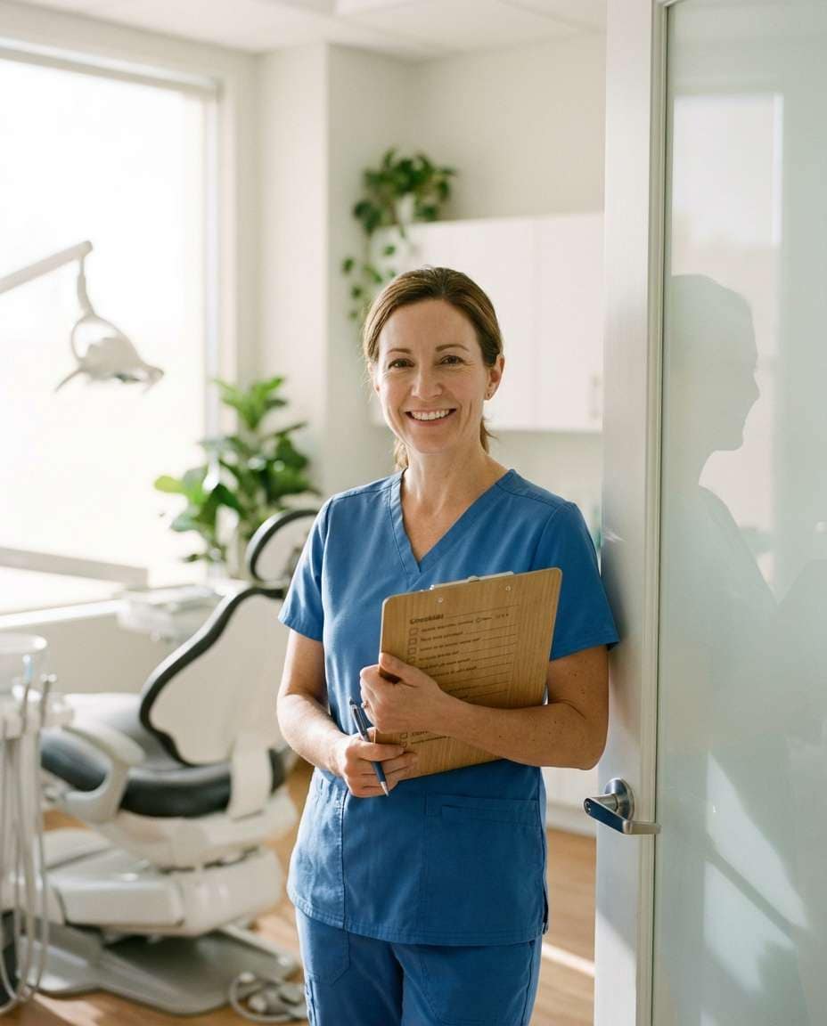 with clipboard photo