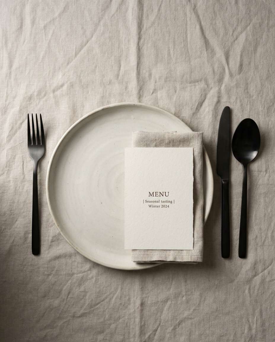 minimal flat lay set photo