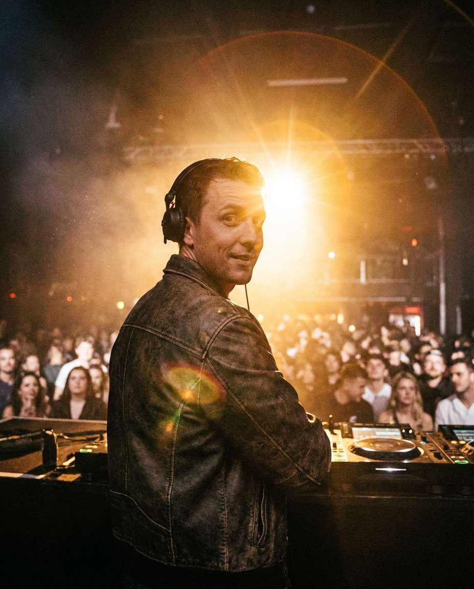 lens flare spotlight photo