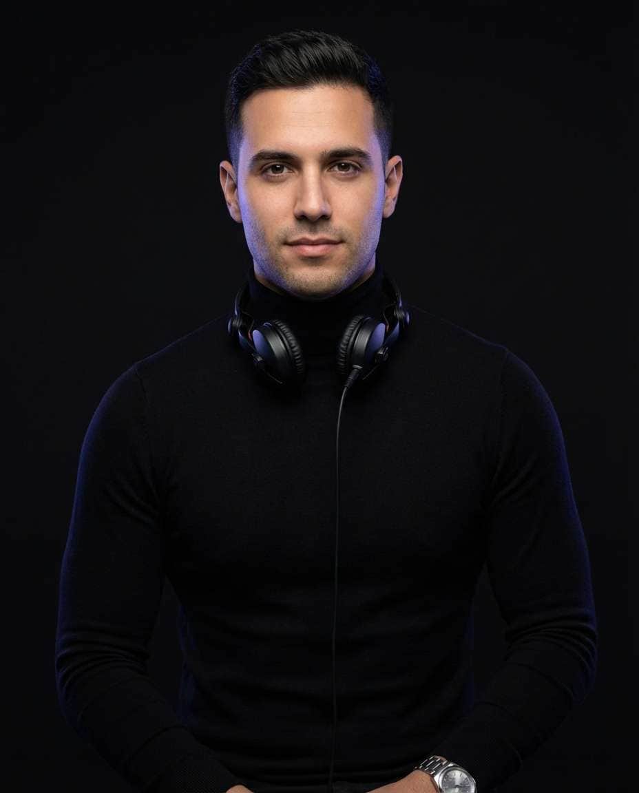 minimal studio promo photo