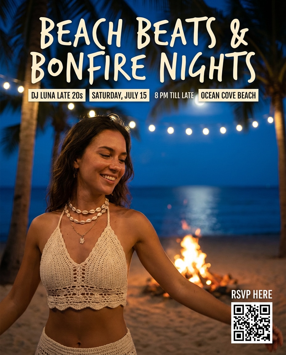 beach night photo