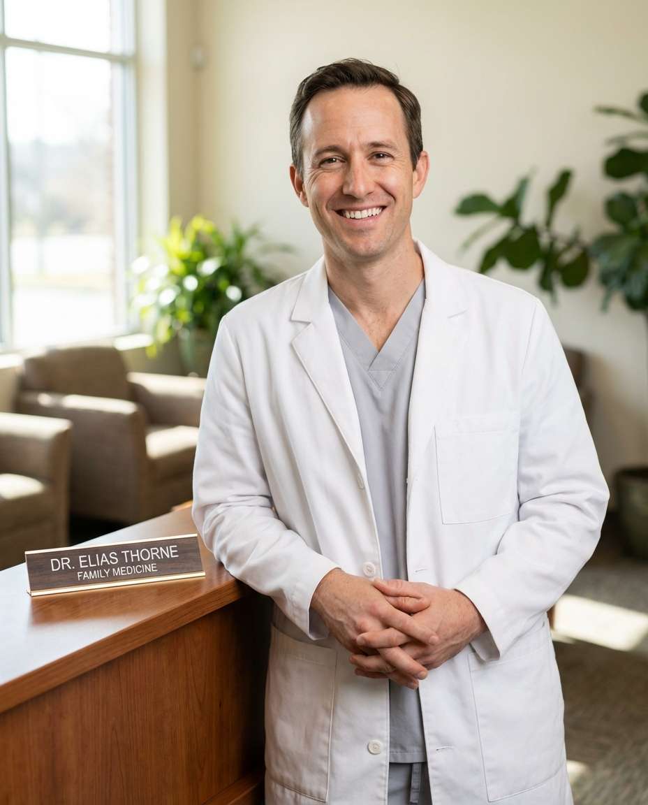 clinic reception greeting photo